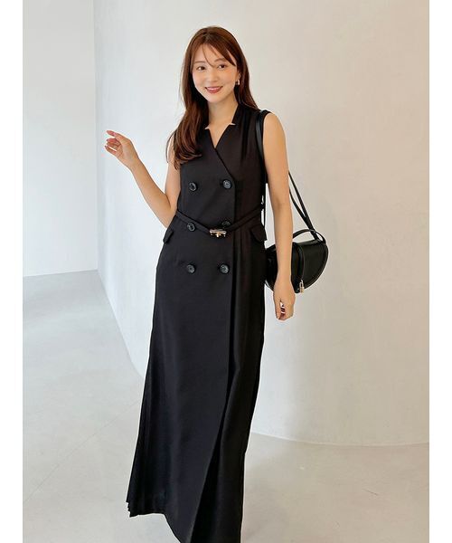 snidelワンピース レースドッキングニットワンピース（ワンピース）｜SNIDEL