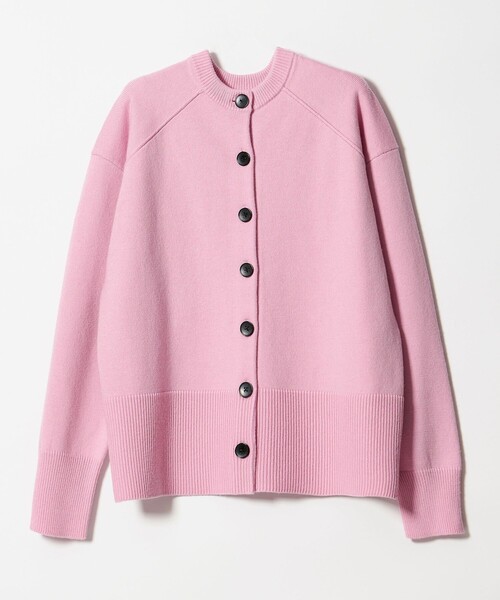 EMMEL REFINES（エメルリファインズ）の「＜EMMEL REFINES＞EM HW ルーズ 2WAY ニット プルオーバー＆カーディガン（カーディガン/ボレロ・レディース・ピンク/ケリーグリーン/ダークグレー/ライトブルー・FREE）」の15枚目の写真