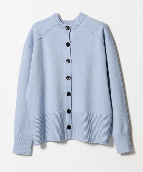 EMMEL REFINES（エメルリファインズ）の「＜EMMEL REFINES＞EM HW ルーズ 2WAY ニット プルオーバー＆カーディガン（カーディガン/ボレロ・レディース・ピンク/ケリーグリーン/ダークグレー/ライトブルー・FREE）」の11枚目の写真