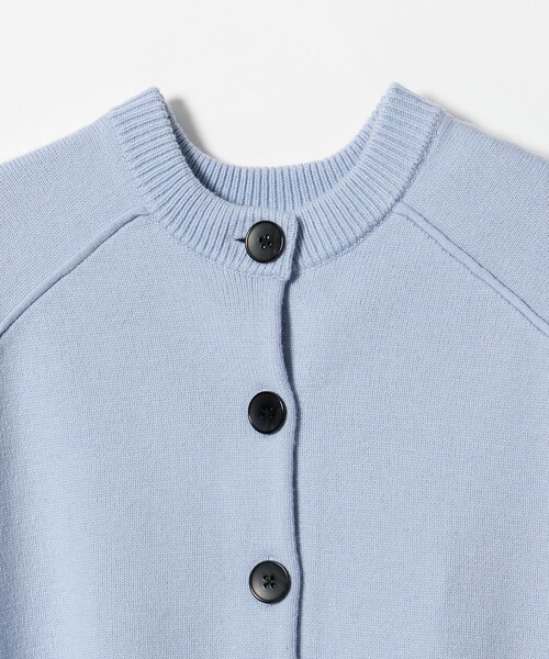 EMMEL REFINES（エメルリファインズ）の「＜EMMEL REFINES＞EM HW ルーズ 2WAY ニット プルオーバー＆カーディガン（カーディガン/ボレロ・レディース・ピンク/ケリーグリーン/ダークグレー/ライトブルー・FREE）」の9枚目の写真