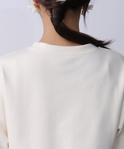 PICCIN PERLA(ピッチンペルラ)の「チュール切り替えプルオーバー(Tシャツ/カットソー・レディース・アイボリー/ブラック・M)」の18枚目の写真