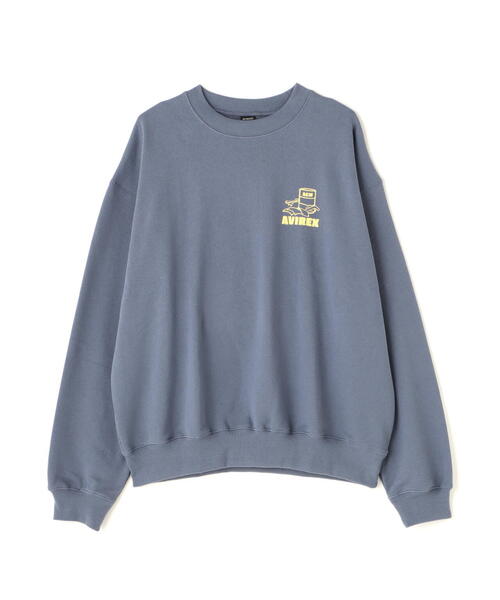 AVIREX(アヴィレックス)の「《WEB&DEPOT限定》FLIGHT MECHANIC CREW NECK SWEAT / フライト メカニック クルーネック スウェット(スウェット・レディース・ベージュ/ブラック/ライトグレー・F)」の8枚目の写真