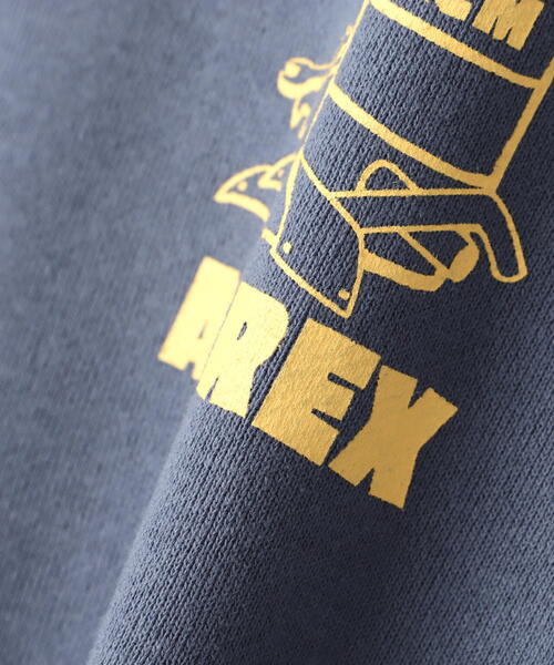 AVIREX(アヴィレックス)の「《WEB&DEPOT限定》FLIGHT MECHANIC CREW NECK SWEAT / フライト メカニック クルーネック スウェット(スウェット・レディース・ベージュ/ブラック/ライトグレー・F)」の9枚目の写真