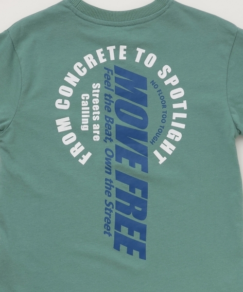 GLAZOS（グラソス）の「【SKIT0LY】【プチプラ】バックサークルロゴ長袖Tシャツ（Tシャツ/カットソー・キッズ・イエロー/ネイビー/ブラック/ブルー/オレンジ/ホワイト/グリーン/ブラウン・140cm/100cm/120cm/110cm/130cm）」の9枚目の写真