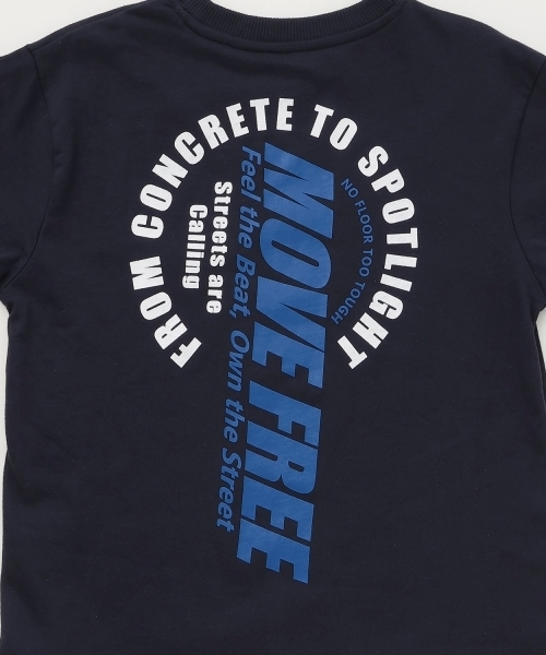 GLAZOS（グラソス）の「【SKIT0LY】【プチプラ】バックサークルロゴ長袖Tシャツ（Tシャツ/カットソー・キッズ・イエロー/ネイビー/ブラック/ブルー/オレンジ/ホワイト/グリーン/ブラウン・140cm/100cm/120cm/110cm/130cm）」の10枚目の写真