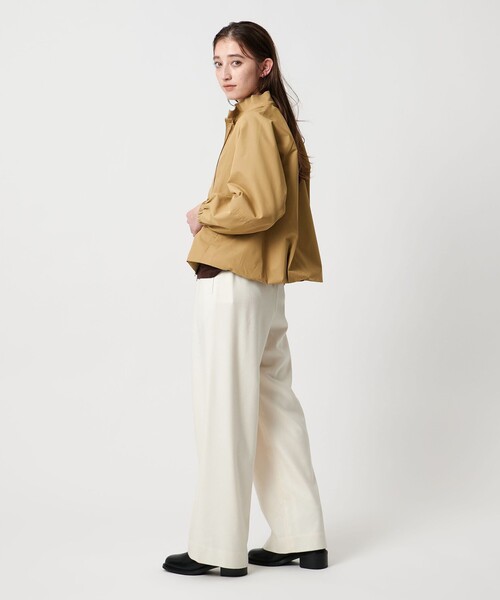 セール】【別注】＜Marilyn Moon＞プリーツ ネック ブルゾン（ブルゾン