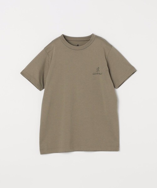 Gramicci（グラミチ）の「GRAMiCCi: ワンポイント ロゴ Tシャツ (140~150cm)<KIDS>（Tシャツ/カットソー・キッズ・ブラック/カーキ/ホワイト・150/140）」の3枚目の写真