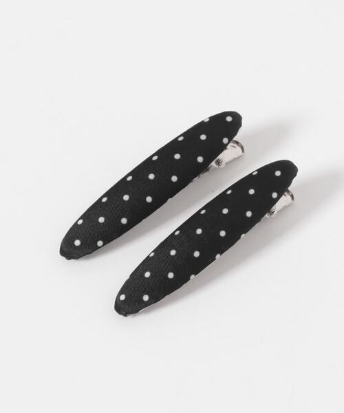 SMELLY（スメリー）の「ドットサテンヘアピン（バレッタ/ヘアクリップ・レディース・ドット・-）」の4枚目の写真