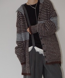 chuclla（チュクラ）の「【YOUYILIN】 2wayボーダーカーディガン CHYOUW25a006（カーディガン/ボレロ）」