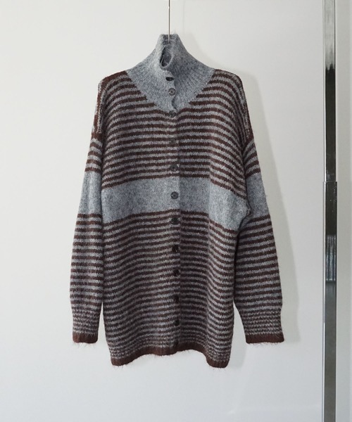 chuclla（チュクラ）の「【YOUYILIN】 2wayボーダーカーディガン CHYOUW25a006（カーディガン/ボレロ・レディース・グレー系その他・FREE）」の13枚目の写真