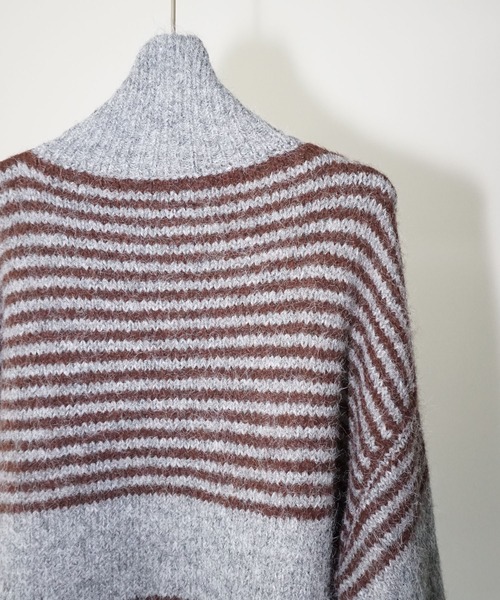 chuclla（チュクラ）の「【YOUYILIN】 2wayボーダーカーディガン CHYOUW25a006（カーディガン/ボレロ・レディース・グレー系その他・FREE）」の17枚目の写真