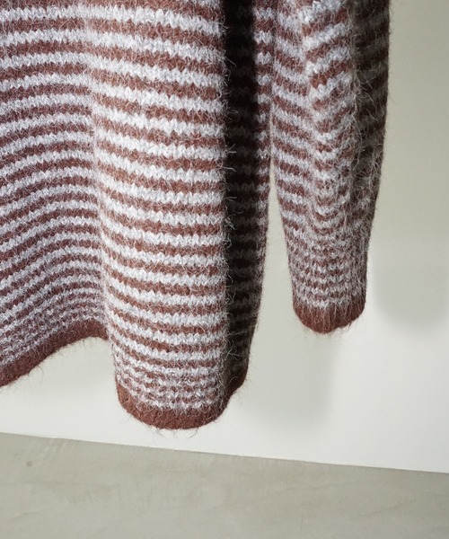 chuclla（チュクラ）の「【YOUYILIN】 2wayボーダーカーディガン CHYOUW25a006（カーディガン/ボレロ・レディース・グレー系その他・FREE）」の18枚目の写真