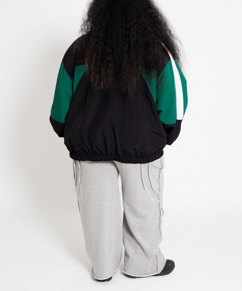 PUNYUS（プニュズ）の「カットオフスウェットパンツ（スウェットパンツ・レディース・杢グレー/ブラック・1/2/3/4）」の10枚目の写真