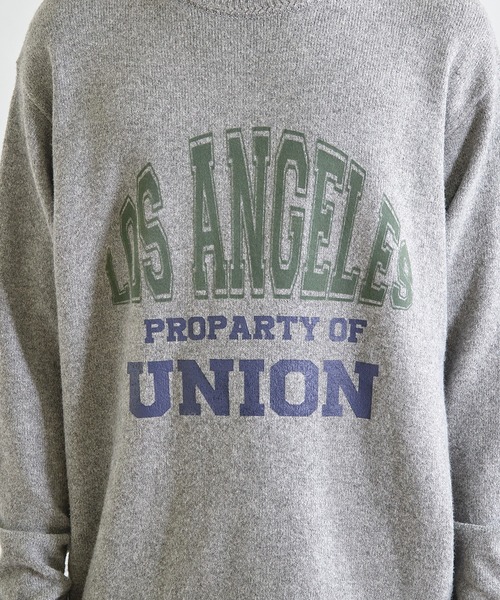 UNION STATION(ユニオンステーション)の「【ウォッシャブル素材】ソフトタッチスフレヤーン杢ニット(ニット/セーター・メンズ・ホワイト系その他/グレー系その他/ブラック系その他・M/L)」の17枚目の写真
