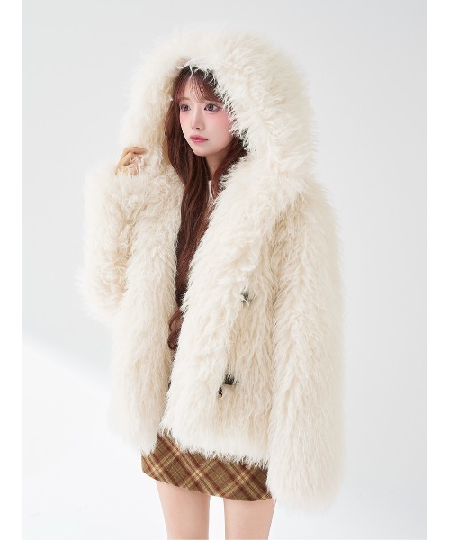 期間限定値下げ‼️11月16日まで　Darichモンスターボリュームファーコート モンスターボリュームファーコート（その他アウター）｜Darich