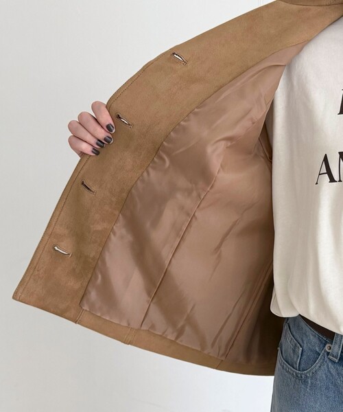 セール】フェイクスエードジャケット（ダウンジャケット/コート