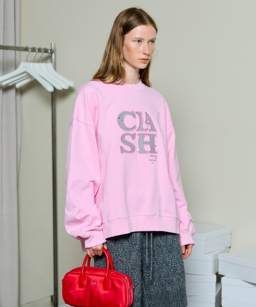 CLASH Logo Stud Sweatshirt / CLASHロゴスタッズスウェット