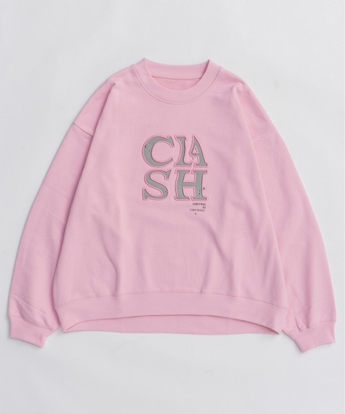CLASH Logo Stud Sweatshirt / CLASHロゴスタッズスウェット