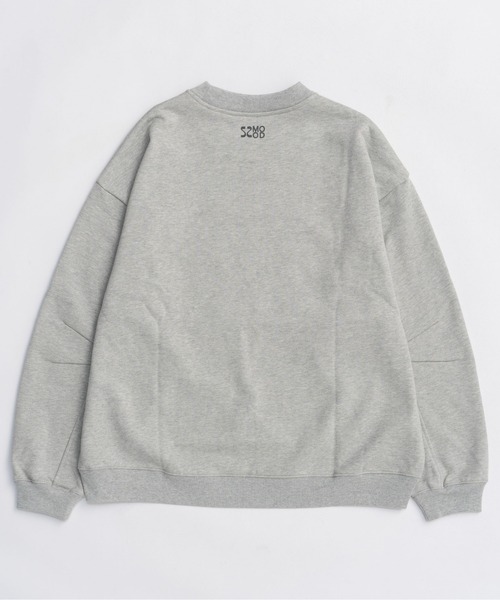 MAISON SPECIAL（メゾンスペシャル）の「CLASH Logo Stud Sweatshirt / CLASHロゴスタッズスウェット（スウェット・レディース・グレー/チャコールグレー/ピンク/グリーン・FREE）」の14枚目の写真
