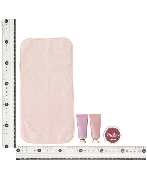 Francfranc（フランフラン）の「プチミニョン タオルギフトセット ピンク 4個セット 女性 贈り物 プレゼント お返し 送別 （ボディケア/ボディクリーム・レディース・ピンク・FREE）」の5枚目の写真