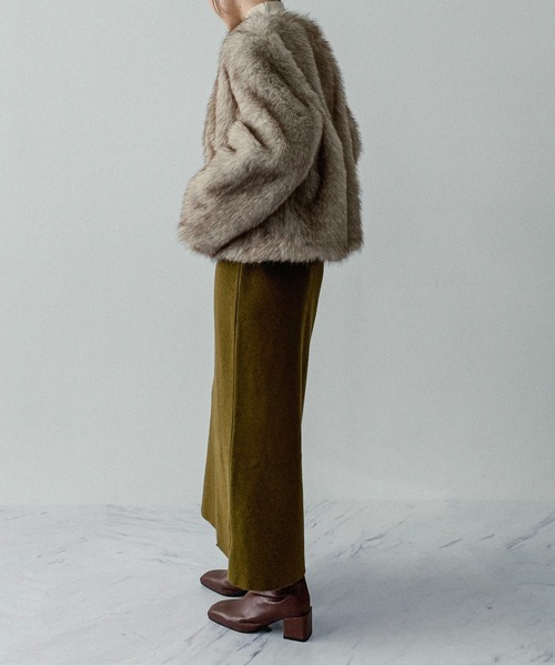 on:nue】[着用動画あり！] 金釦フェイクファーコート /2025 AW