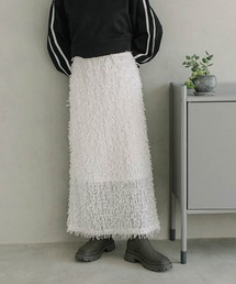 フリンジバックスリットスカート