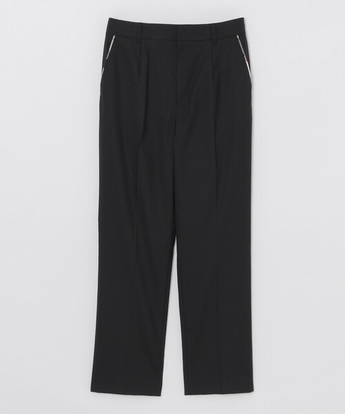 BLUE LABEL CRESTBRIDGE(ブルーレーベルクレストブリッジ)の「プレーンウォッシャブルテーパードパンツ(その他パンツ・レディース・ベージュ/ブラック・38/36)」の9枚目の写真
