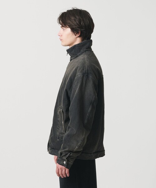 MONKEY TIME（モンキータイム）の「ボア デニム ジャケット（ブルゾン・メンズ・ダークグレー/ネイビー・S/M/L/XL）」の11枚目の写真