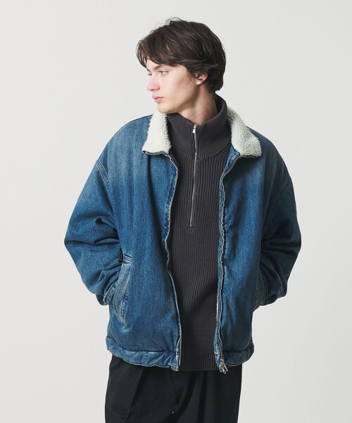 セール】ボア デニム ジャケット（ブルゾン）｜MONKEY TIME（モンキー