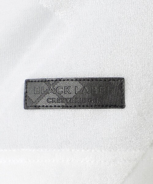 BLACK LABEL CRESTBRIDGE(ブラックレーベル・クレストブリッジ)の「パイルジャカードシャドーチェックカットソー(Tシャツ/カットソー・メンズ・オフホワイト/ブラック/ネイビー・M/L/XL)」の7枚目の写真
