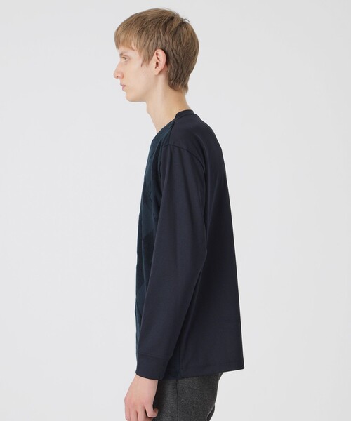 セール】パイルジャカードシャドーチェックカットソー（Tシャツ