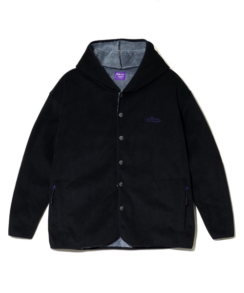 Mountain Mania(マウンテンマニア)の「Mountain Mania/マウンテンマニア カットコールx裏ボア ボタンパーカージャケット(ブルゾン・メンズ・ブラック/その他1・MEDIUM/LARGE/X-LARGE)」の9枚目の写真