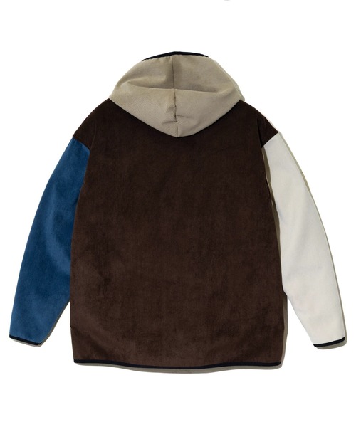 Mountain Mania(マウンテンマニア)の「Mountain Mania/マウンテンマニア カットコールx裏ボア ボタンパーカージャケット(ブルゾン・メンズ・ブラック/その他1・MEDIUM/LARGE/X-LARGE)」の12枚目の写真