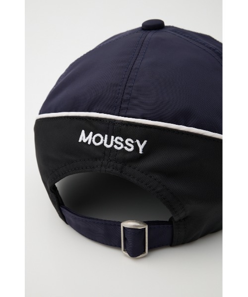 MOUSSY（マウジー）の「UMBRO PIPING SATIN キャップ（キャップ・レディース・マジェンタ/ネイビー・FREE）」の15枚目の写真