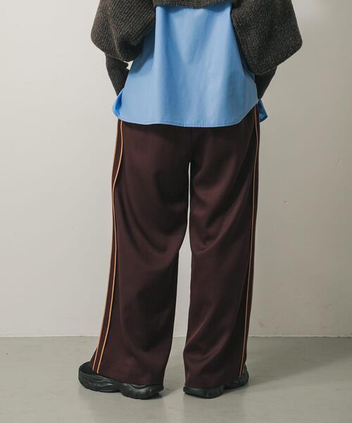 SENSE OF PLACE by URBAN RESEARCH（センスオブプレイスバイアーバンリサーチ）の「アウトシームラインパンツ（その他パンツ・レディース・ネイビー/ブラウン・ONE）」の12枚目の写真
