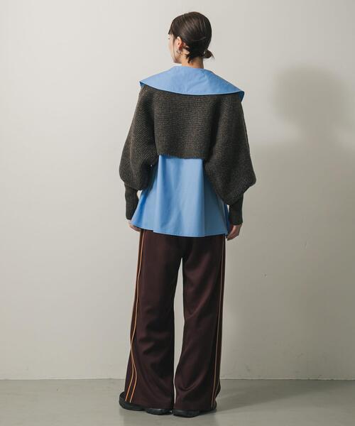 SENSE OF PLACE by URBAN RESEARCH（センスオブプレイスバイアーバンリサーチ）の「アウトシームラインパンツ（その他パンツ・レディース・ネイビー/ブラウン・ONE）」の14枚目の写真