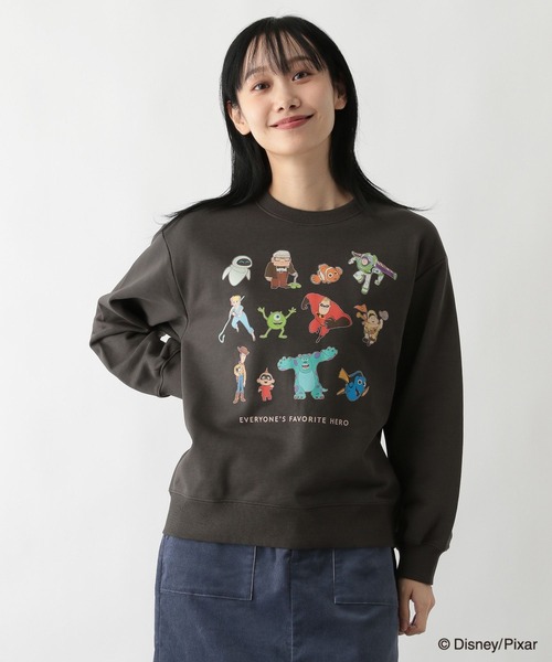 FOUND GOOD（ファウンドグッド）の「【ピクサー/PIXAR】裏毛プルオーバー/31025210（その他トップス・レディース・レッド系5/ブラック/アイボリー/グレー系7/グレー系8/グレー系6/ブルー系5/ホワイト系7・M/L）」の5枚目の写真