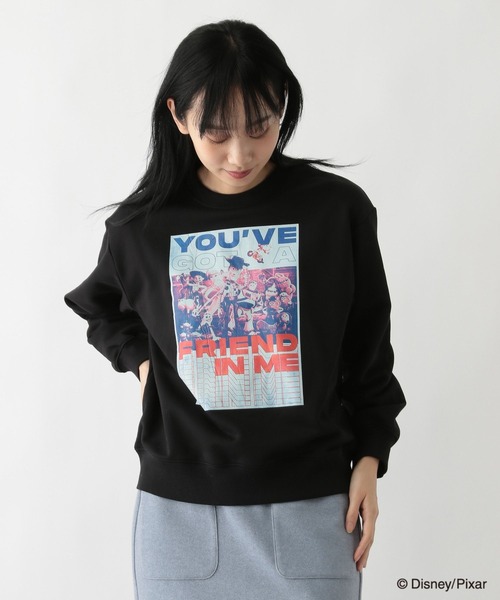 FOUND GOOD（ファウンドグッド）の「【ピクサー/PIXAR】裏毛プルオーバー/31025210（その他トップス・レディース・レッド系5/ブラック/アイボリー/グレー系7/グレー系8/グレー系6/ブルー系5/ホワイト系7・M/L）」の2枚目の写真