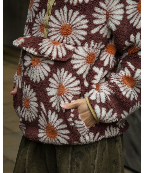 BILLABONG（ビラボン）の「BILLABONG レディース SWITCHBACK PULLOVER  トレーナー 【2025年秋冬モデル】 @autumn/ビラボン花柄モコモコプルオーバートレーナー（スウェット・レディース・ブラウン系その他・MEDIUM）」の16枚目の写真