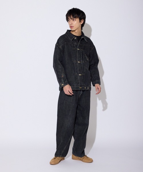 SKEWed(スキュー)の「SKEWed/スキュー ストーンウォッシュ加工 1st デニム エルドラド・ジャケット(デニムジャケット・メンズ・ブラック/ブルー・46/50/42)」の19枚目の写真