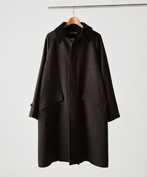 【タイムセール】JOURNAL STANDARD relumeウールコート セール】ハイランド ウール バルカラー コート（ステンカラーコート