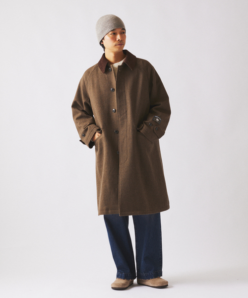 セール】ハイランド ウール バルカラー コート（ステンカラーコート