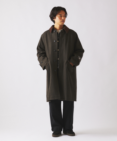 セール】ハイランド ウール バルカラー コート（ステンカラーコート