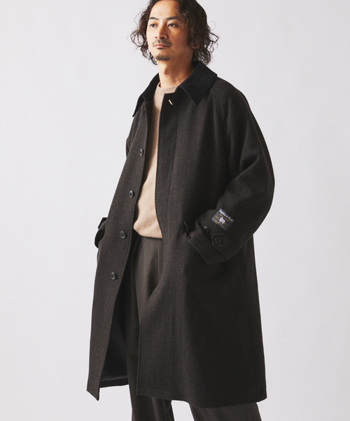 セール】ハイランド ウール バルカラー コート（ステンカラーコート