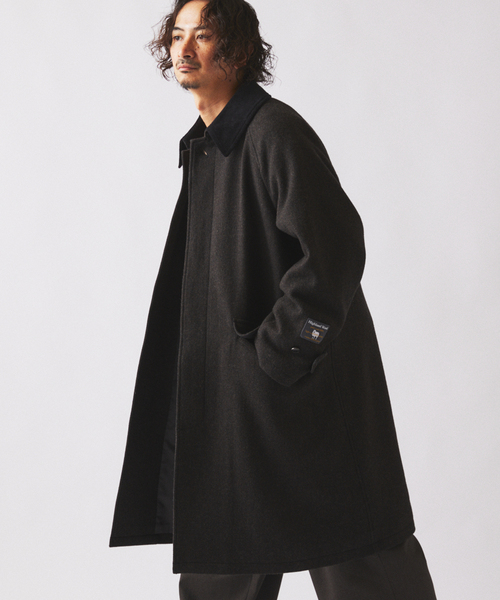 セール】ハイランド ウール バルカラー コート（ステンカラーコート