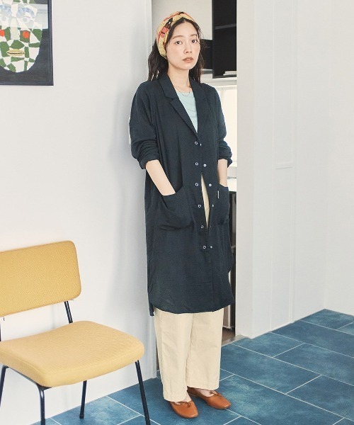 and myera(アンド マイラ)の「and myera サムホールTシャツ(Tシャツ/カットソー・レディース・ミント/ブラック/グレー・M/L/LL/S)」の17枚目の写真