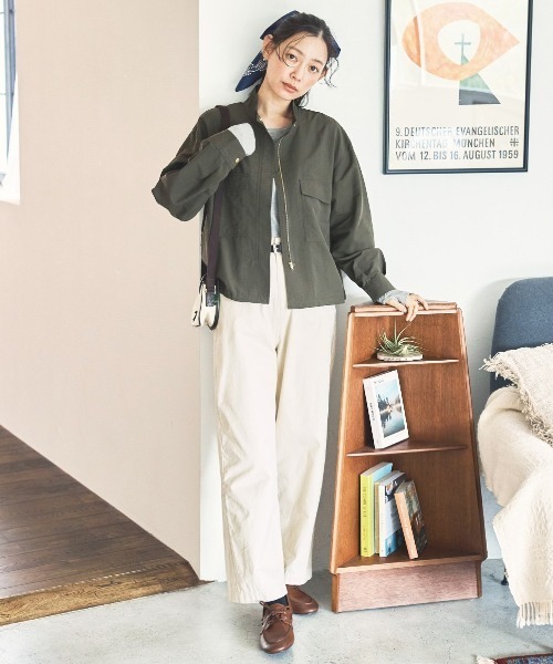 and myera(アンド マイラ)の「and myera サムホールTシャツ(Tシャツ/カットソー・レディース・ミント/ブラック/グレー・M/L/LL/S)」の18枚目の写真