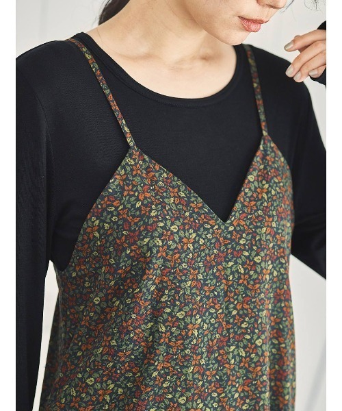and myera(アンド マイラ)の「and myera サムホールTシャツ(Tシャツ/カットソー・レディース・ミント/ブラック/グレー・M/L/LL/S)」の20枚目の写真
