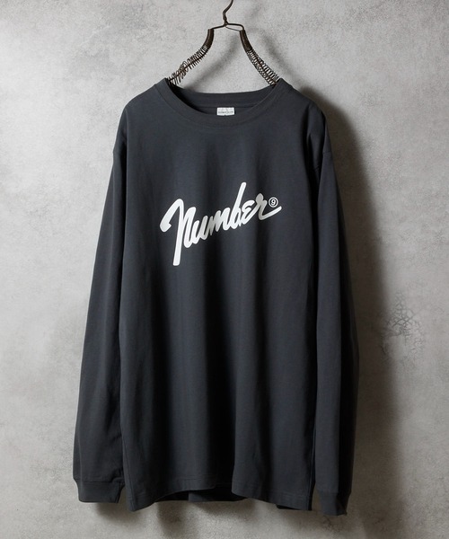 NUMBERNINE mudhoneyナンバーナイン 2003 Tシャツロング. セール】Number⑨ PRINTED CLASSIC L/S T-SHIRT / ナンバーナイン ロゴ