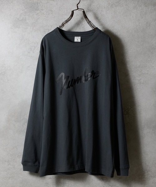 Number⑨ PRINTED CLASSIC L/S T-SHIRT / ナンバーナイン ロゴプリント